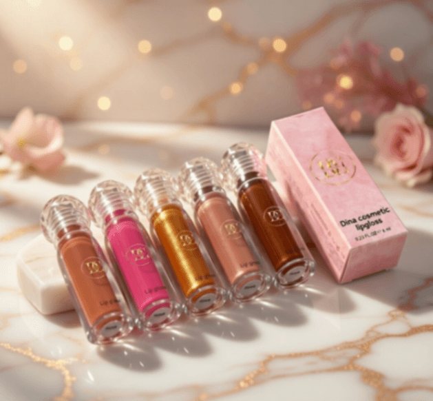 Flower lid Lip Gloss view